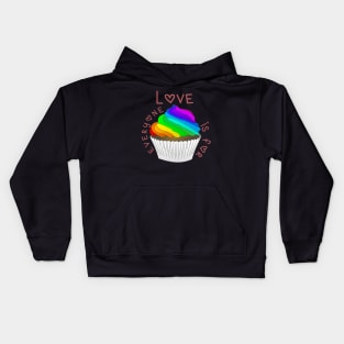 Love is for everyone- Happy pride month Kids Hoodie